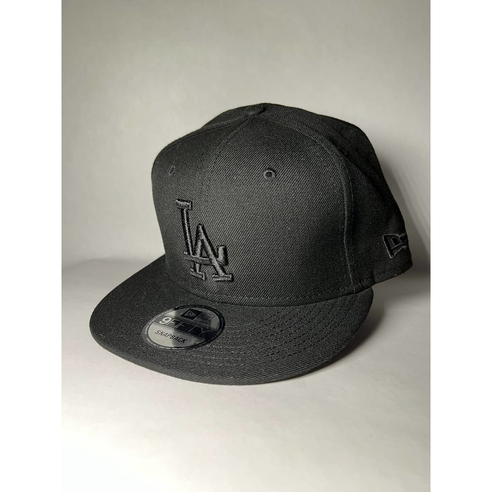 Los Angeles Dodgers MLB New Era 9FIFTY All Black Cap Snapback Custom